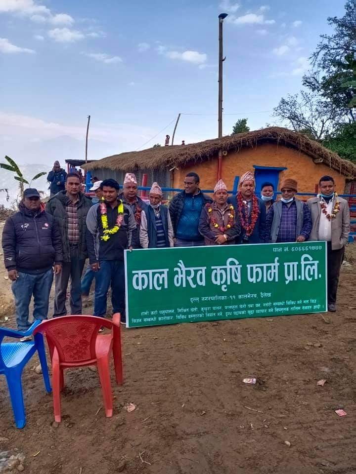 दुल्लु ११ मा खुल्यो कालभैरव कृषि फार्म